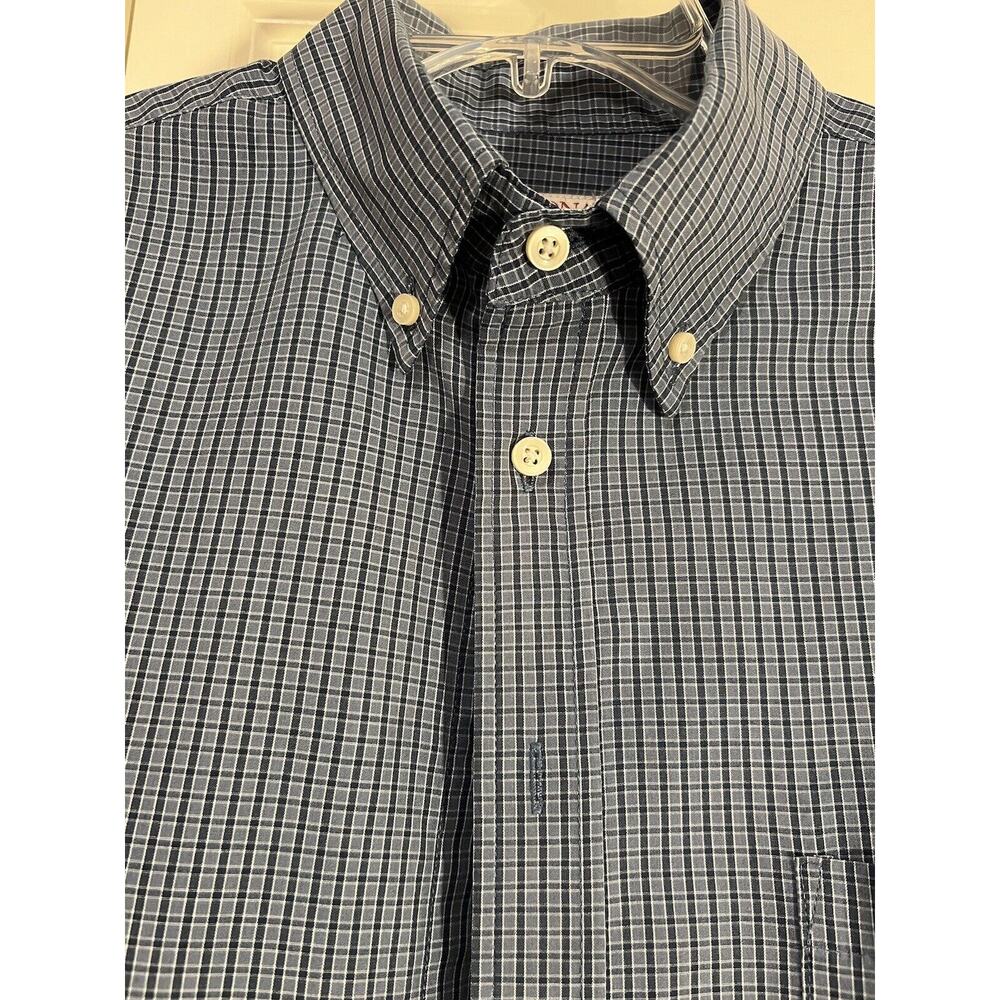 Merona Long Sleeve Men's Large Button Down Shirt--Blue